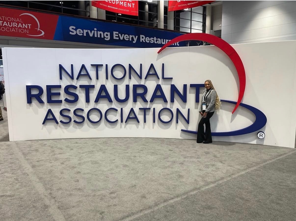 Cherick at restaurant association event